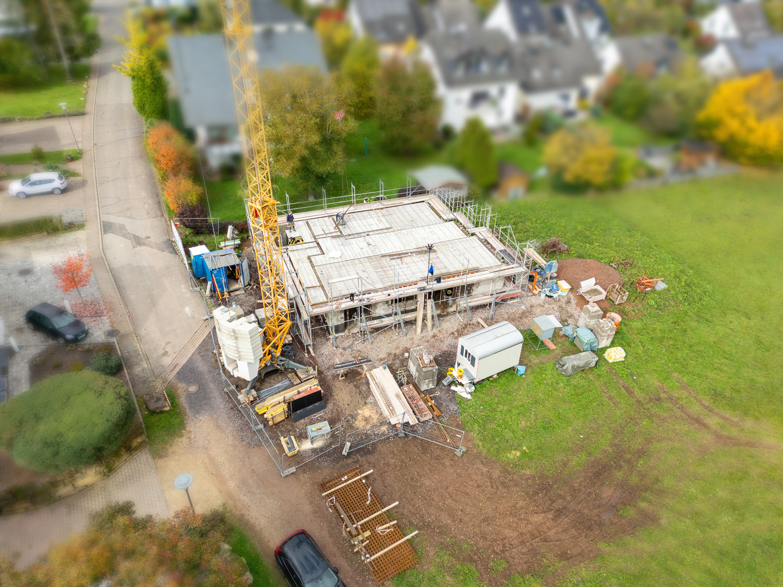 Am Kapellchen Föhren - Rohbauarbeiten