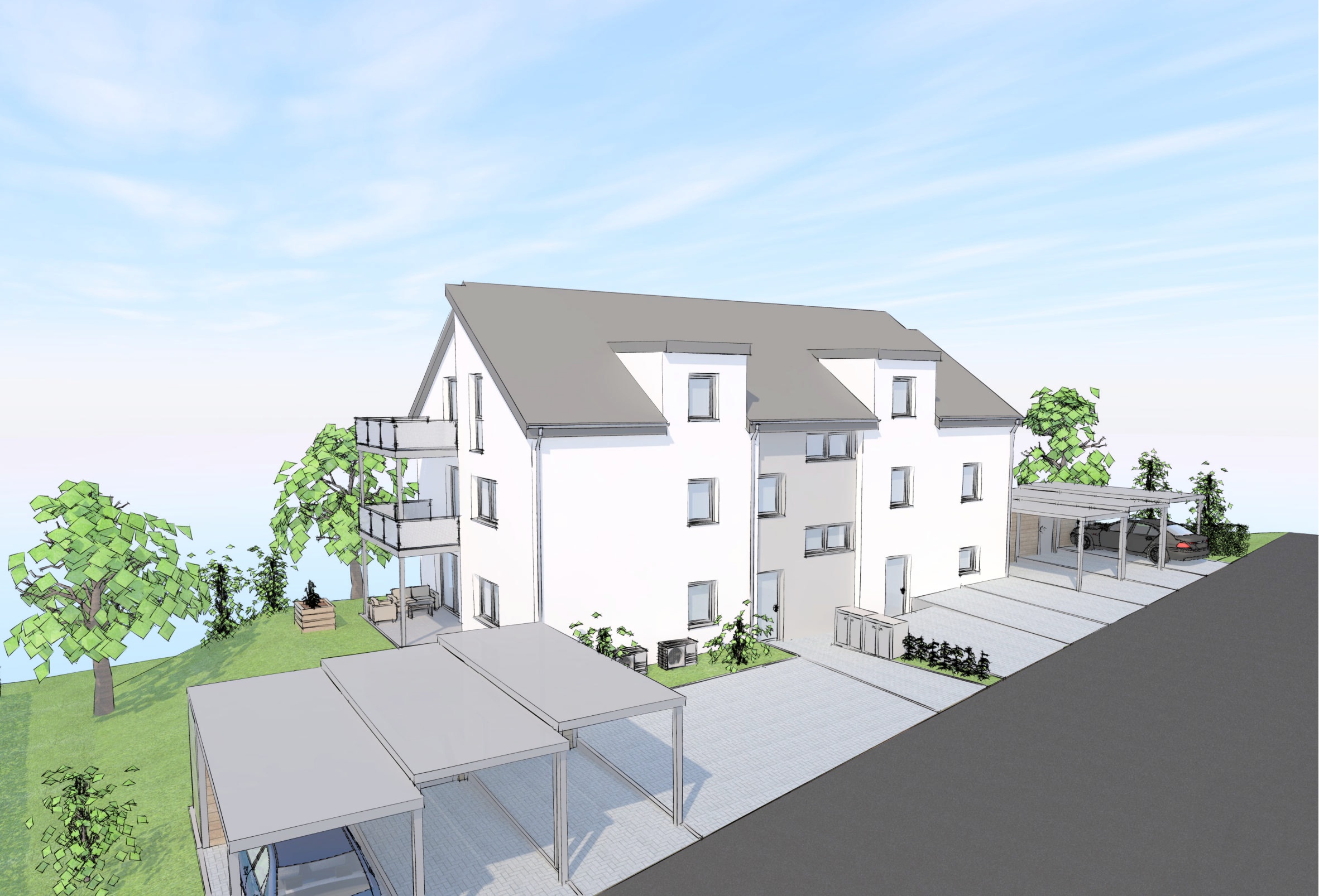 Neubauprojekt mit 6 ETW in Föhren