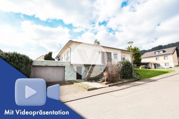 Neuer Preis // Geräumiges Familienhaus – Bungalow mit Einliegerwohnung und Doppelgarage in Föhren // Ortsrandlage, 54343 Föhren, Einfamilienhaus