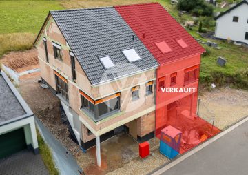 Nur noch eine Hälfte frei // Sommer 2026 einziehen // Moderne Wohnhaushälfte // schlüsselfertige Errichtung // begehrte Lage von Föhren Gebiet „Acht“, 54343 Föhren, Doppelhaushälfte