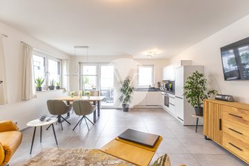 Attraktive Neubauwohnung // 3 Zimmer, EBK, Balkon, Tiefgarage und Außenstellplatz, 54343 Föhren, Etagenwohnung