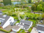 Exklusives Familienhaus in bester Lage von Longuich-Mosel // Schweich // Trier - Luftaufnahme Mosellandschaft