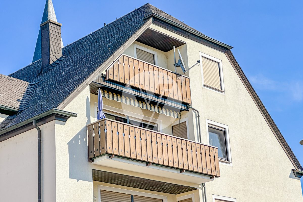 Außenansicht WHG / Balkone