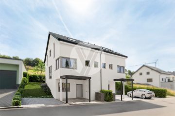 Nur noch eine Hälfte frei // Sommer 2026 einziehen // Moderne Wohnhaushälfte // schlüsselfertige Errichtung // begehrte Lage von Föhren Gebiet „Acht“, 54343 Föhren, Doppelhaushälfte